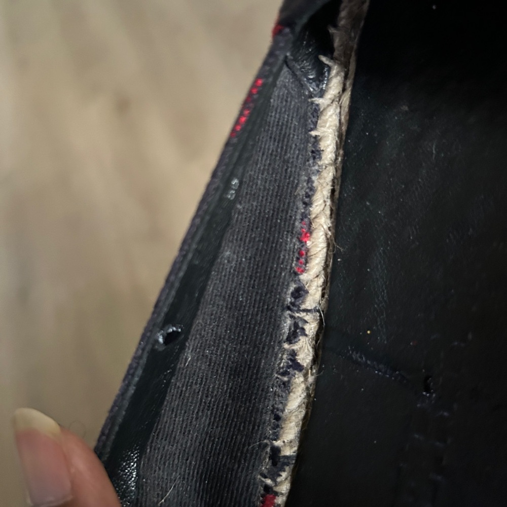 Burberry Hodgeson Women's Blue Beige Check Espadrilles Size EU 39 - Picture 5 of 8